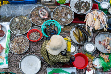 The local market is called Thi Nghe market, Ho Chi Minh, Vietnam