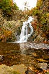 Cascade of Bayehon the highest waterfall of Belgium in the Ardennes, the Bayehon is a wild stream that rises in Neûr Lowé Fen. In Longfaye it hurls itself into the depths as a waterfall.