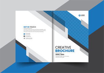 corporate company profile brochure annual report booklet proposal cover page layout concept design