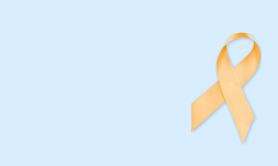 Yellow ribbon for supporting people in illness