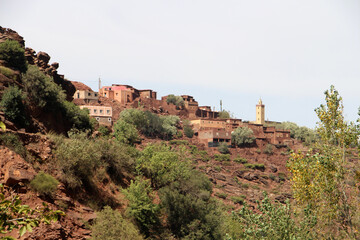 Pueblo bereber en el Valle de Imoughlad