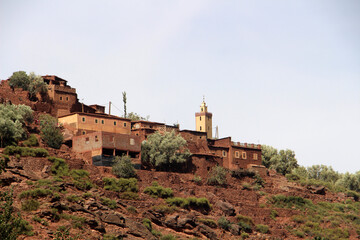 Pueblo bereber en el Valle de Imoughlad