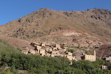 Pueblo tradicional en el Valle de Imlil