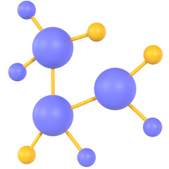 Molecules 3D icon