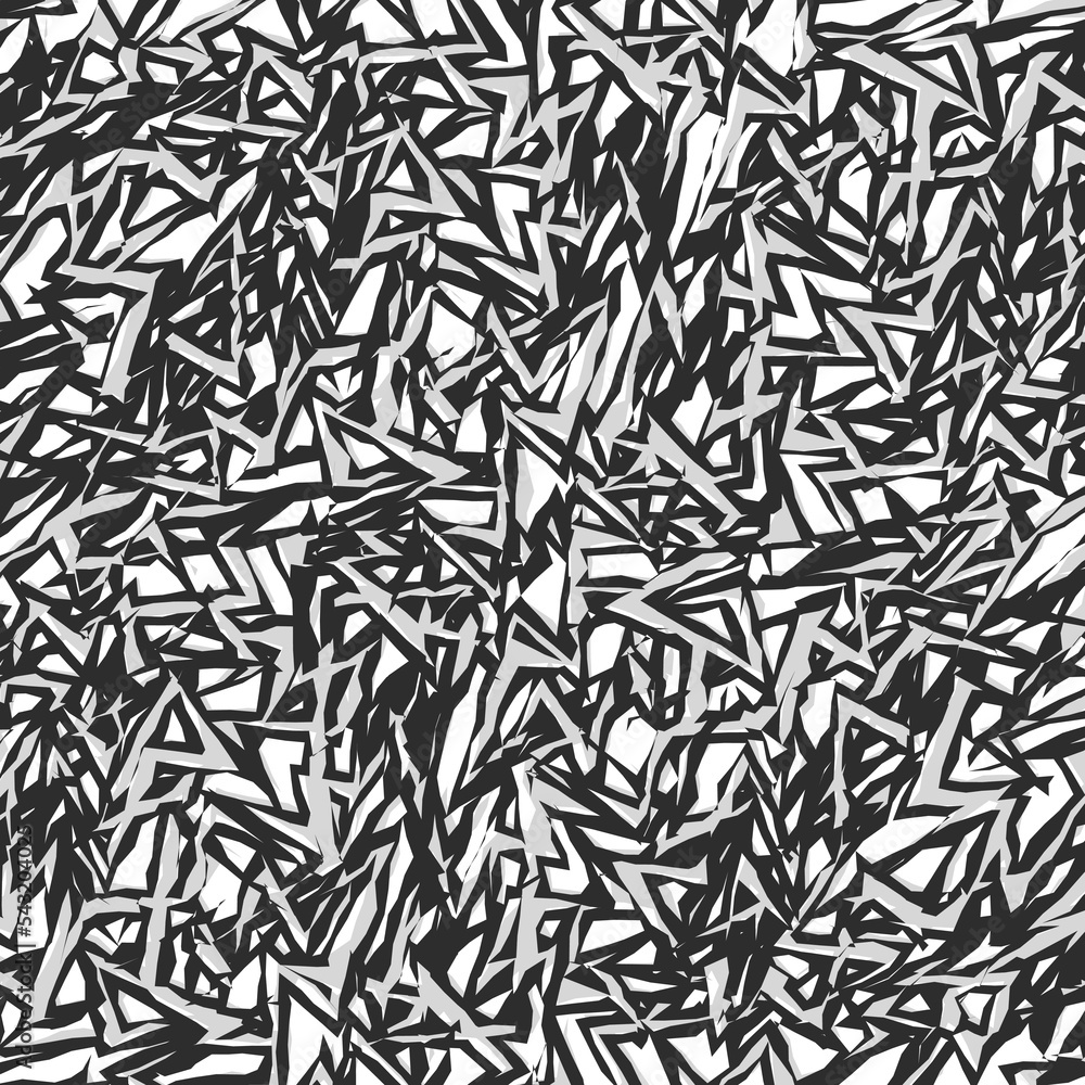 Poster abstract background with seamless rough lines pattern