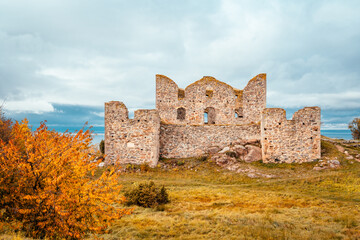 The Ruins Brahehus Castle Are