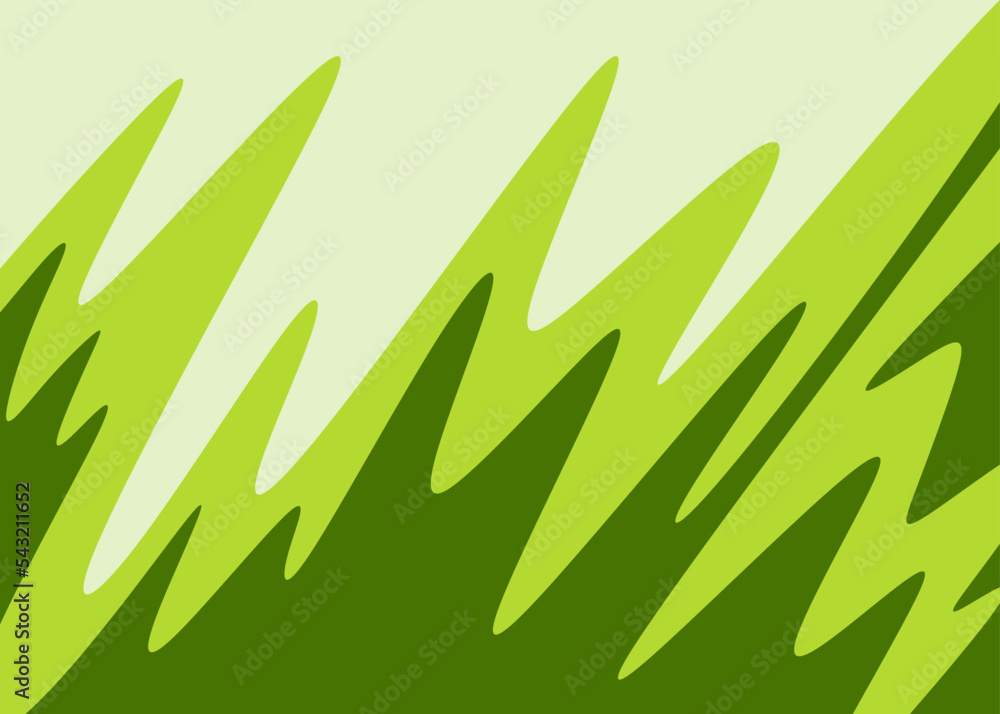 Poster simple background with cute wavy lines pattern