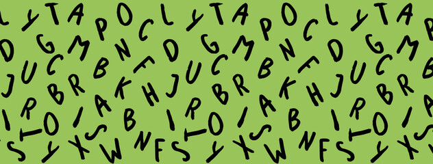 template with the image of keyboard symbols. set of letters. Surface template. pea background. Horizontal image. Banner for insertion into site.