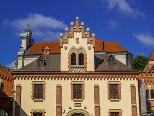 Fototapeta na wymiar The Arsenal of the Princes Czartoryski Museum, Krakow, Poland