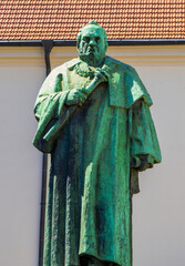 Dr. Jozef Dietel Monument, Krakow, Poland - obrazy, fototapety, plakaty