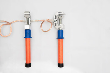 Portable grounding for switchgears. Grounding is used to protect switchgears operating on...