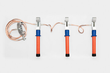 Portable grounding for switchgears. Grounding is used to protect switchgears operating on...