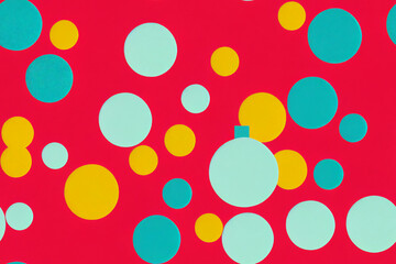 Christmas Patterns with retro 1970s colors