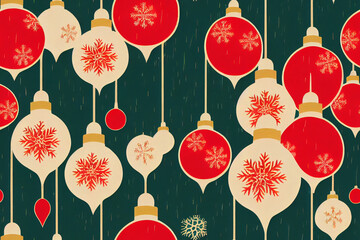 Christmas Decorations and Christmas bulb patterns 
