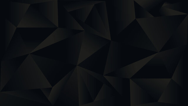 dark background in triangulation style. Triangles. Black Friday