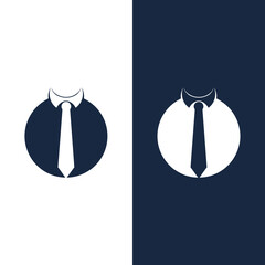 logo tie symbol icon vector design