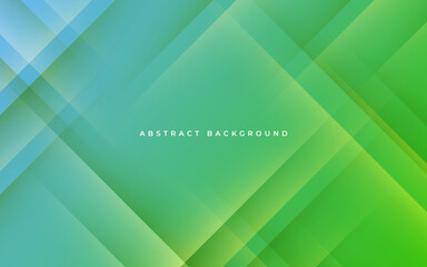 abstract green gradient diagonal shape light and shadow with halftone dots background. eps10 vector