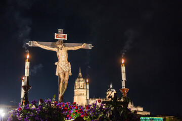 PROCESION DE SEMANA SANTA SALAMANCA 2022 JUEVES SANTO HERMANDAD DEL CRISTO DEL AMOR Y DE LA PAZ ...