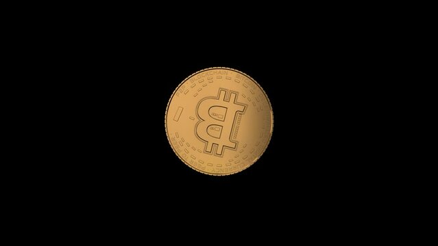 Bitcoin cryptocurrency futuristic innovation digital stock video