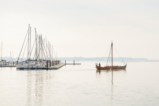 New and old boats