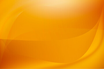 Yellow orange blurred modern background with abstract luxury wave curve pattern for illustration