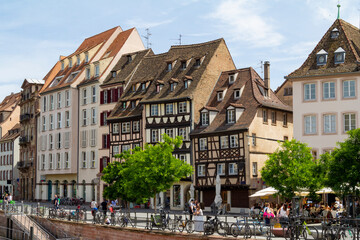 Fototapeta na wymiar Strasbourg city view