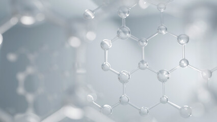 Science cosmetic, 3D Collagen serum and vitamin hyaluronic acid skin care solutions with cosmetic advertising background.