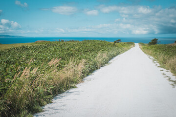 white path in wakkanai