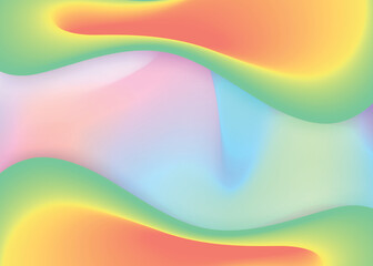 Fluid shape background with liquid dynamic elements.