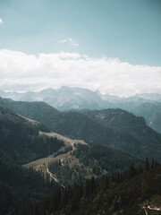 Fototapeta na wymiar Sunny day in the Mountains - Alps