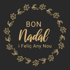 Bon Nadal i feliç any nou, christmas different language