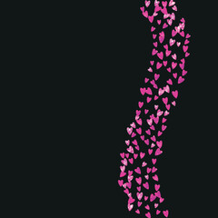 San Valentin Day Offer. Handdrawn Poster For Present. Fashion Frame. Rose Happy Backdrop. Beautiful Splatter For Girl. Pink Holiday Border. Red San Valentin Day Offer.