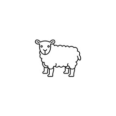 Fototapeta premium Sheep Icon Very Cool Design