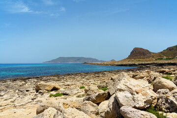 Punta Faraglioni in Favignana island, Sicily