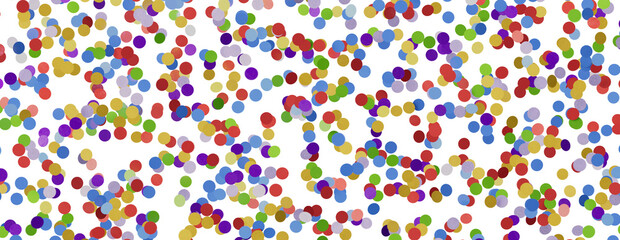 Multicolor confetti abstract background with a lot of falling pieces