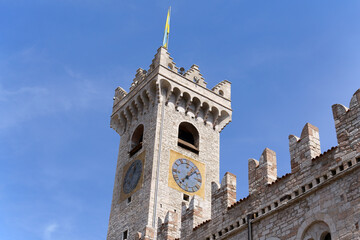 The civic tower in Trento, Italy