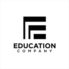 Fototapeta na wymiar E Letter Logo Design Template