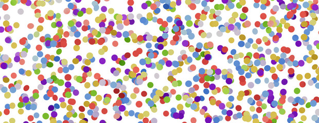 Fototapeta na wymiar Multicolor confetti abstract background with a lot of falling pieces