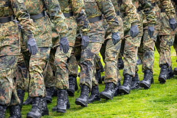 Bundeswehr Marschformation
