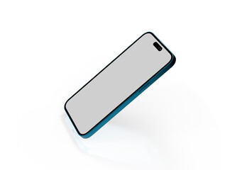 Smartphone. Mobile phone Template. Telephone 3d