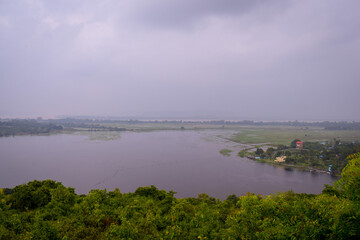 view of the river in the morning