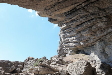 Golitsyn's trail, cave. park in Crimea