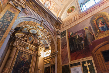 Montefortino. Marche. The sanctuary of the Madonna dell'Ambro