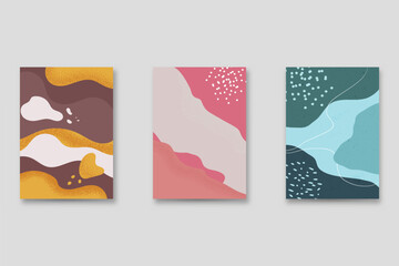 Naklejka na ściany i meble abstract trendy texture creative background templates minimalist aesthetic for wall art, brochure, flyer, card, poster, invitation