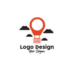 logo balloon travel tourism design