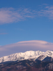 Polish Tatras in winter. Zakopane, High Tatras, Poland