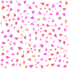 ILLUSTRATION ABSTRACT LOVE, HEART SEAMLESS PATTERN FLAT COLOR VECTOR