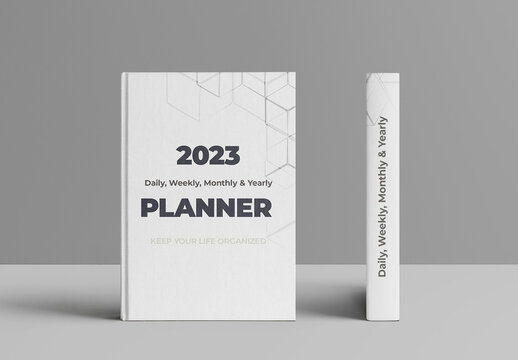 Grayscale Weekly Planner 2023 Layout 