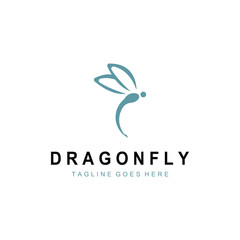 Dragonfly illustration icon