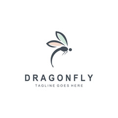 Dragonfly illustration icon